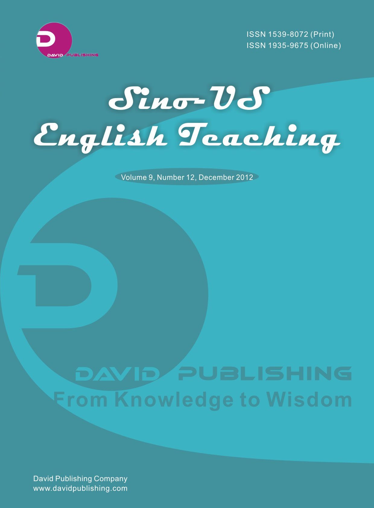 Sino-US English Teaching