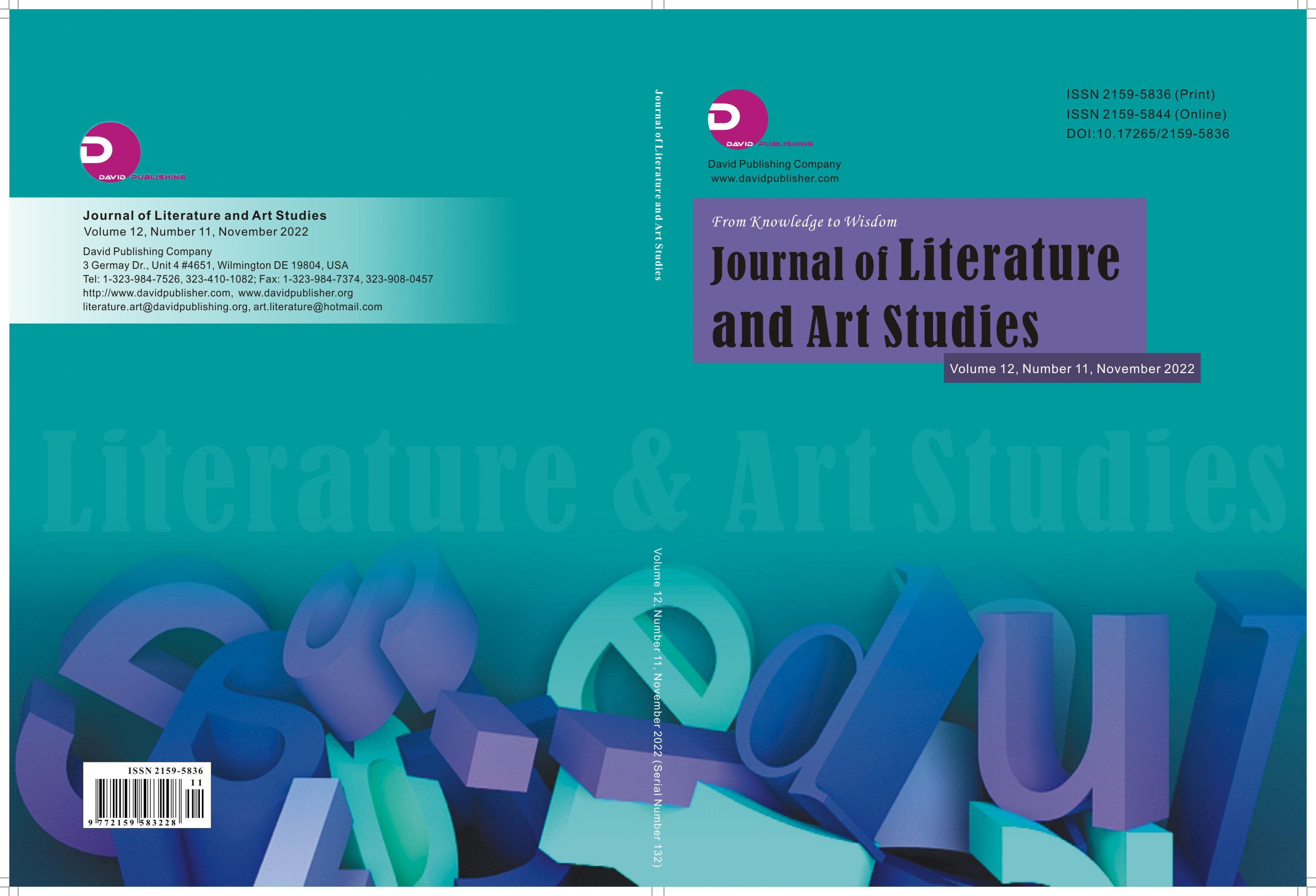 Journal of Literature and Art Studies